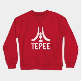 Native American Tepee Design Crewneck Sweatshirt
